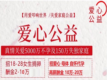 北碚捐卵助孕生子 爱心志愿者招募